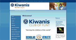 Desktop Screenshot of flintkiwanis.org